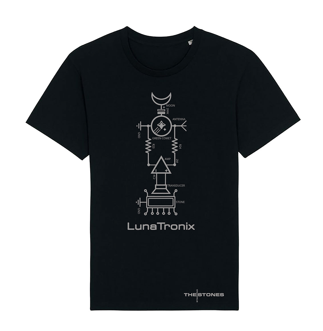 The Standing Stones LUNATRONIX Circuit Diagram T-shirt