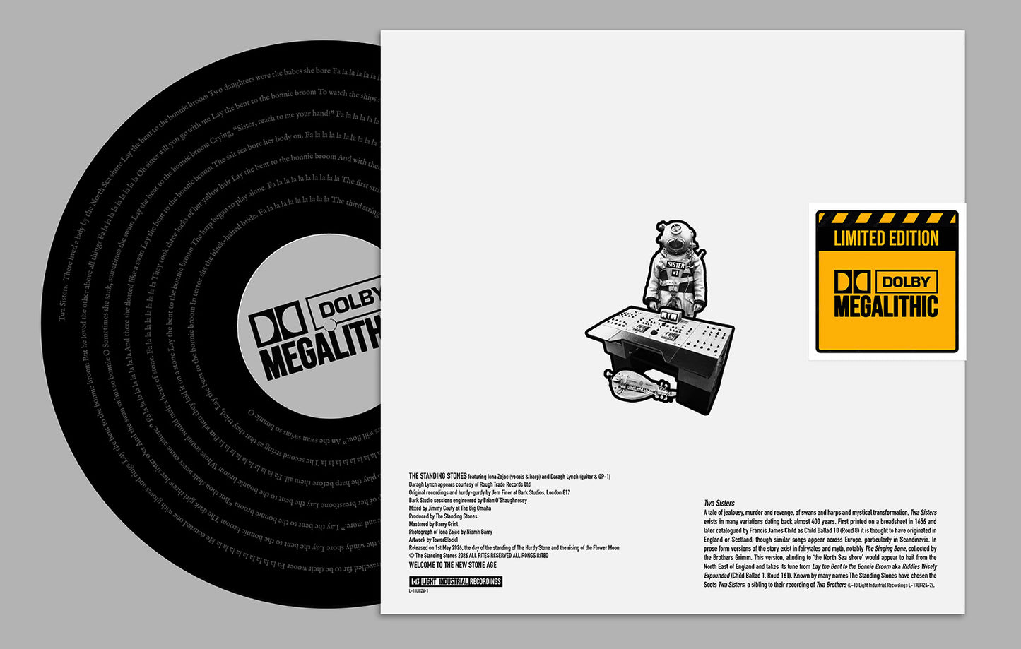 Twa Sisters featuring Iona Zajac and Daragh Lynch 12" Single