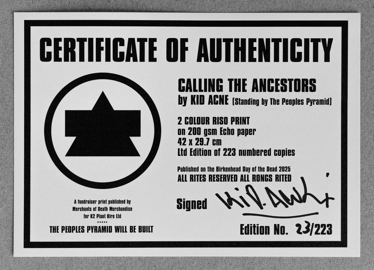Kid Acne - Calling The Ancestors Riso Print image 2