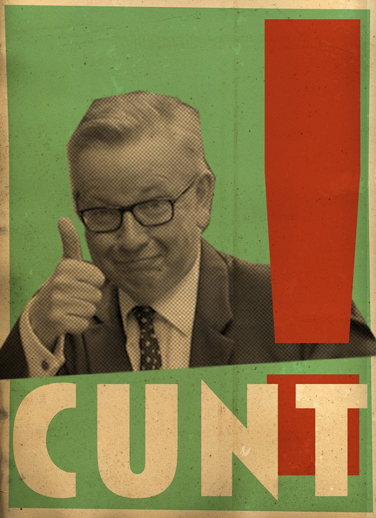 Billy Childish Michael Gove_Cunt