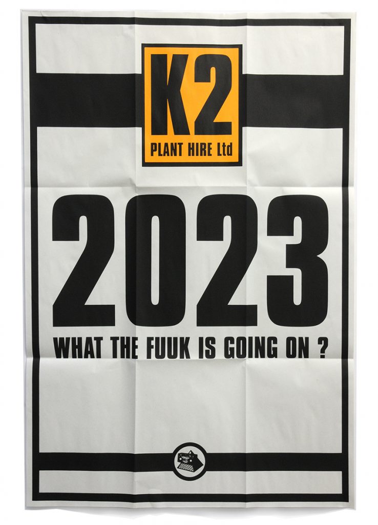 The JAMs 2023 poster opened out