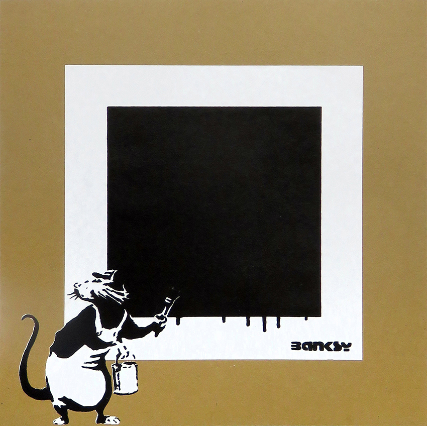 Rat With Black Square – L-13 Light Industrial Workshop