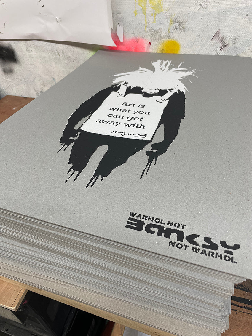 Warhol Not Banksy Not Warhol: Art Is What You Can Get Away With – L-13