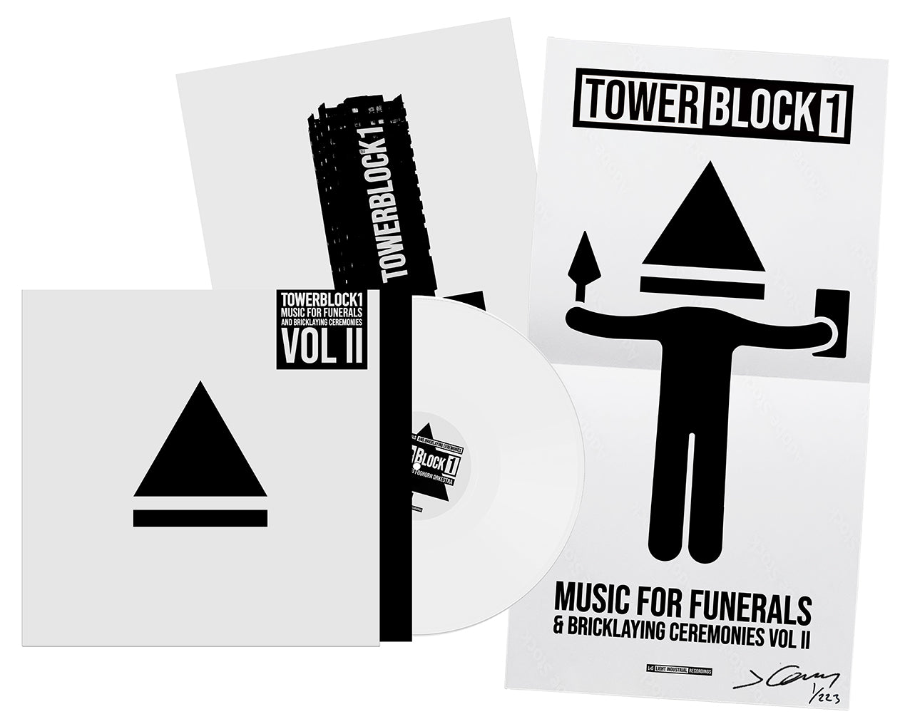 12" EP Music For Funerals and Bricklaying Ceremonies VOLUME 2 by TOWERBLOCK1 image 1