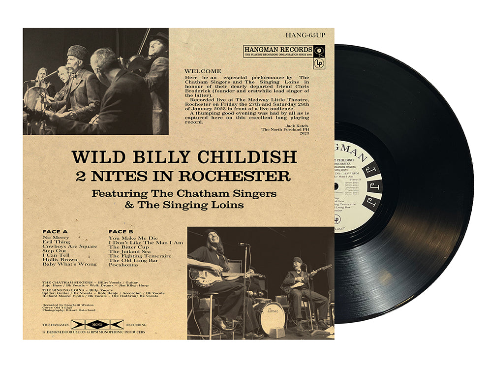 WILD BILLY CHILDISH Chatham Singers & Singing Loins 2 Nites in Rochester LIVE at MEDWAY LITTLE THEATRE image 8