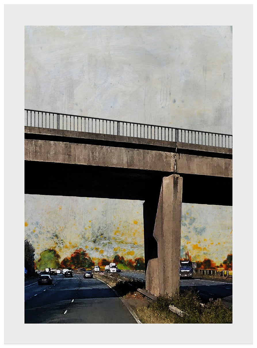 Jimmy Cauty/ Harry Adams 13 BRIDGES prints and exhibition poster image 12