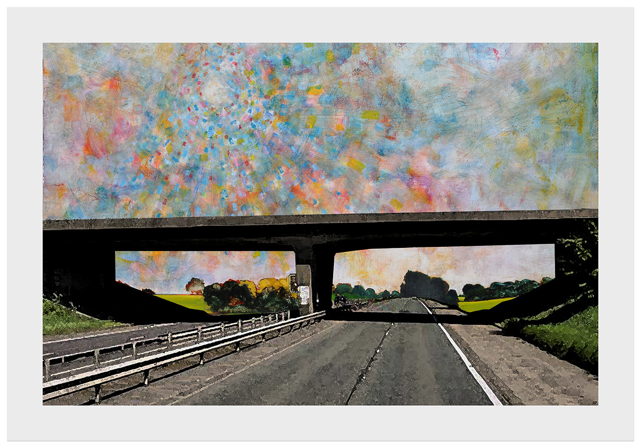 Jimmy Cauty/ Harry Adams 13 BRIDGES prints and exhibition poster image 6