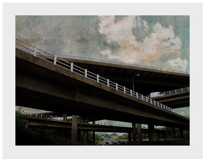 Jimmy Cauty/ Harry Adams 13 BRIDGES prints and exhibition poster image 11