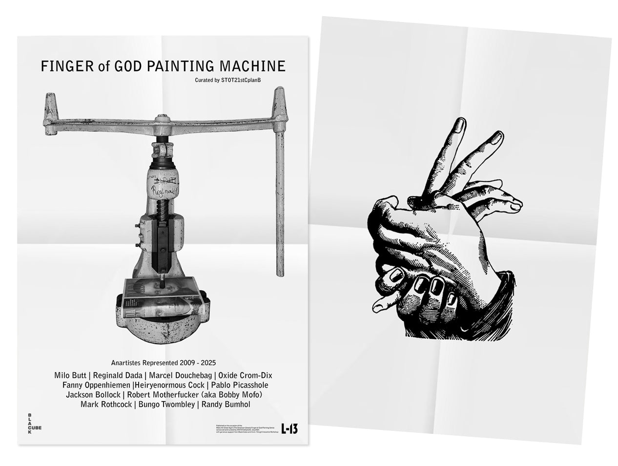 Make Art Great Again American Greats FINGER of GOD PAINTING MACHINE Paintings image 6
