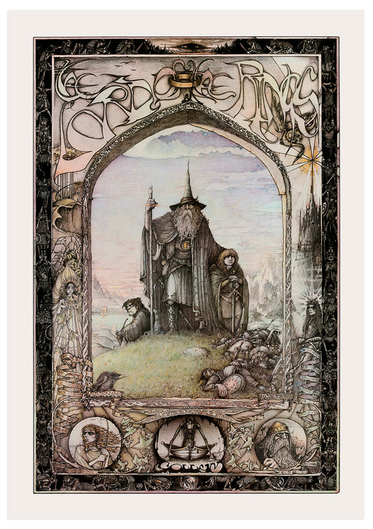 Jimmy Cauty Lord Of the Rings Poster 2022 Deluxe Ltd Edition image 0