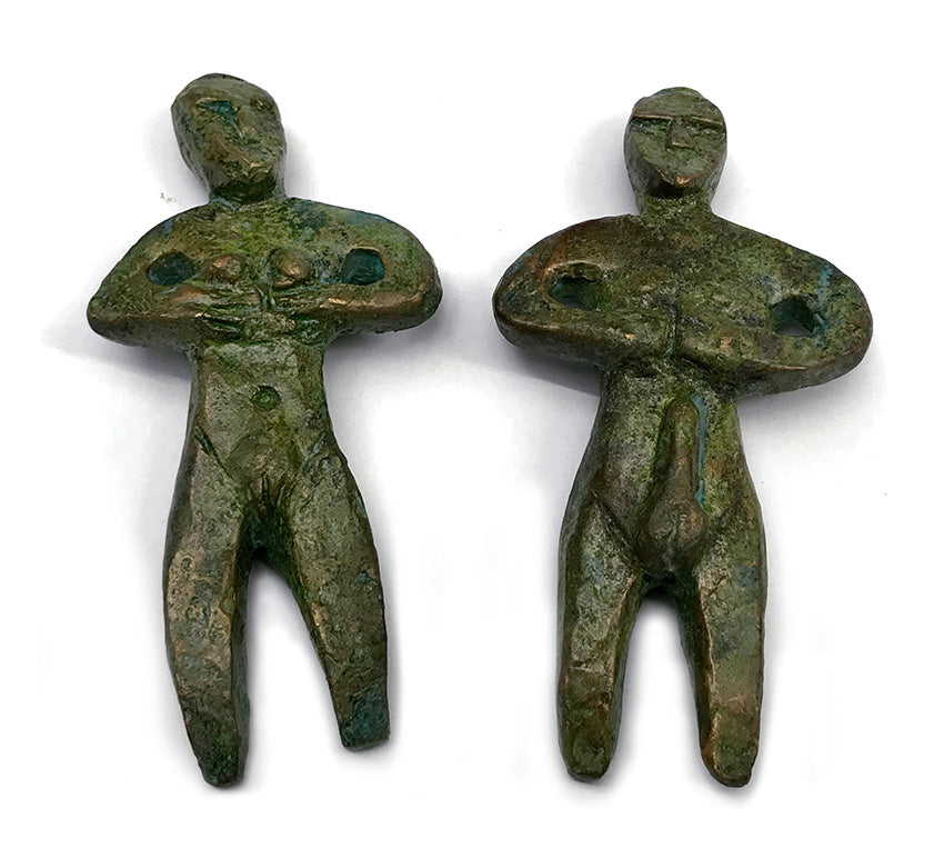 billy childish: 1st People BRONZE SCULPTURES image 0