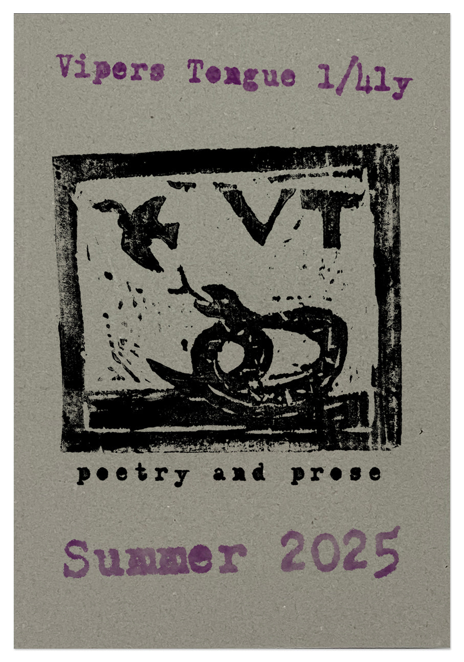 VIPERS TONGUE 1/4 LY Spring 2023 - Autumn 2025 International Poetry & Prose Journal - SUMMER 2025 image