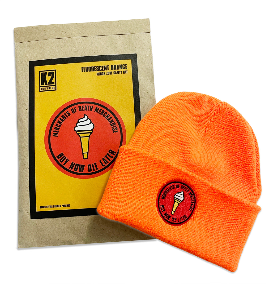 K2 Plant Hire Ltd Death & Konstruction Work Hat image 2