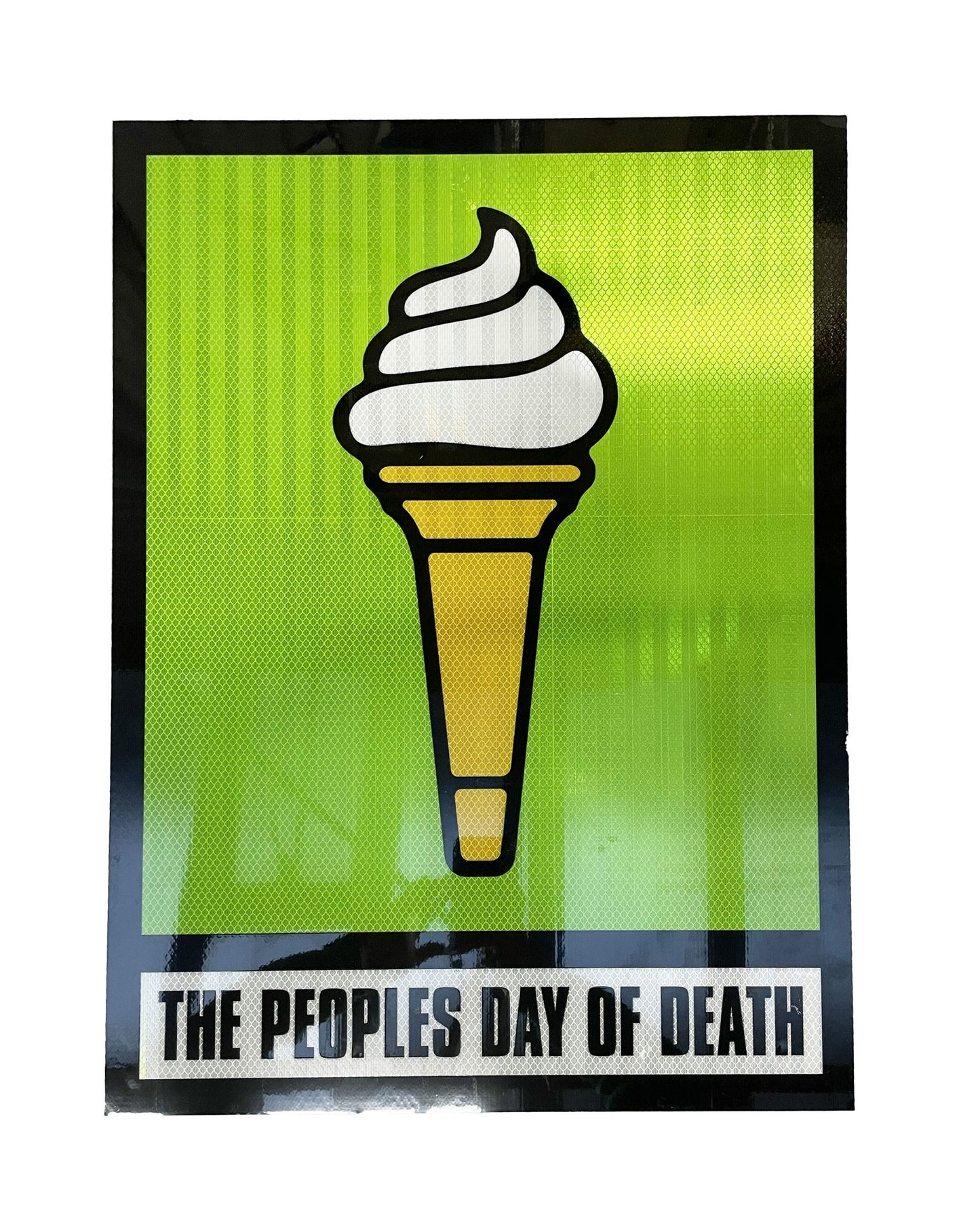 K2 Plant Hire Ltd - The Peoples Day of Death Reflective Road Sign image 0