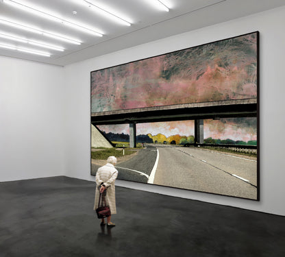 Jimmy Cauty/ Harry Adams 13 BRIDGES prints and exhibition poster image 21