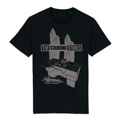 THE STANDING STONES Official Band T-shirts - Silver on Black, XXXL image