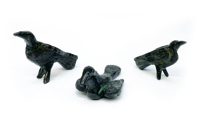 billy childish 3 Crows Bronze Sculptures - Set of all 3 image