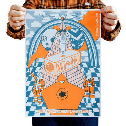 Kid Acne - Calling The Ancestors Riso Print image 0