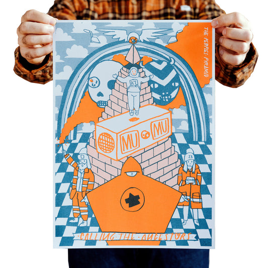 Kid Acne - Calling The Ancestors Riso Print image 0