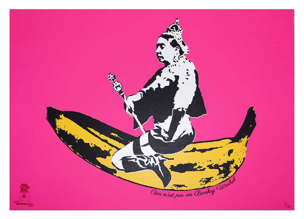 The NOT Banksy Innit Coalition: We Are NOT Amused - Yellow Banana image