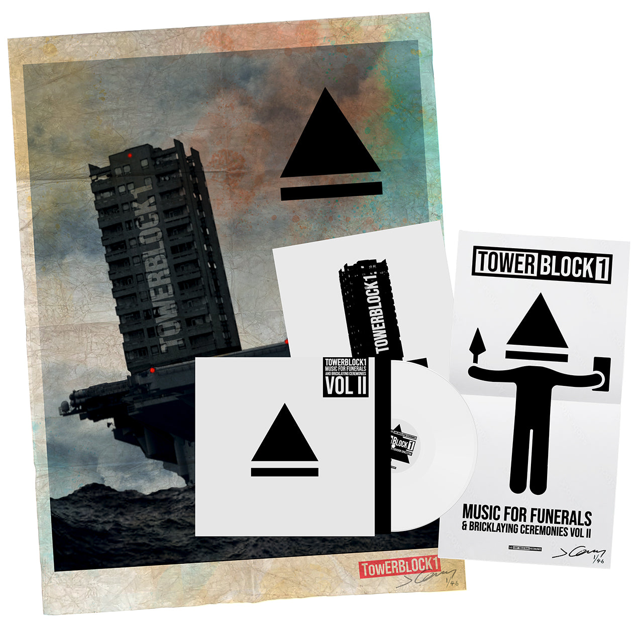 12" EP Music For Funerals and Bricklaying Ceremonies VOLUME 2 by TOWERBLOCK1 image 0