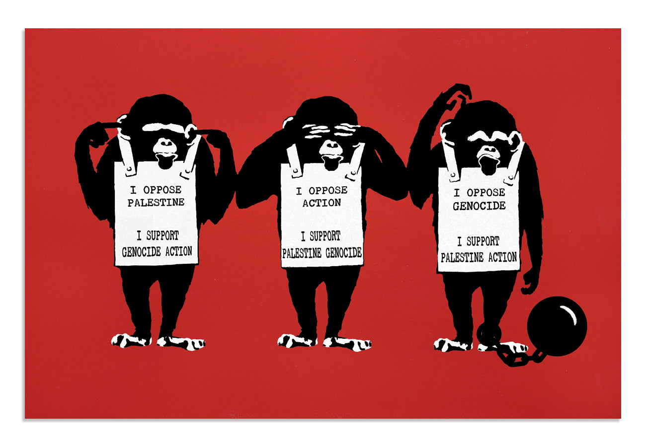 No No Oh No Not Banksy: See No Evil Hear No Evil & Keep Your Mouth Shut image 0