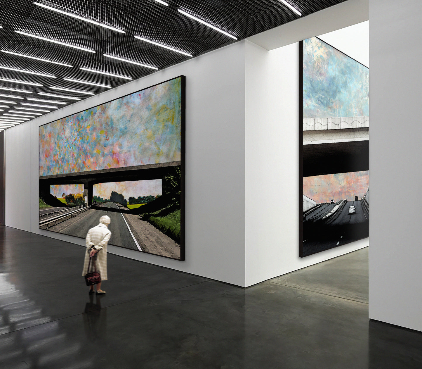 Jimmy Cauty/ Harry Adams 13 BRIDGES prints and exhibition poster image 22