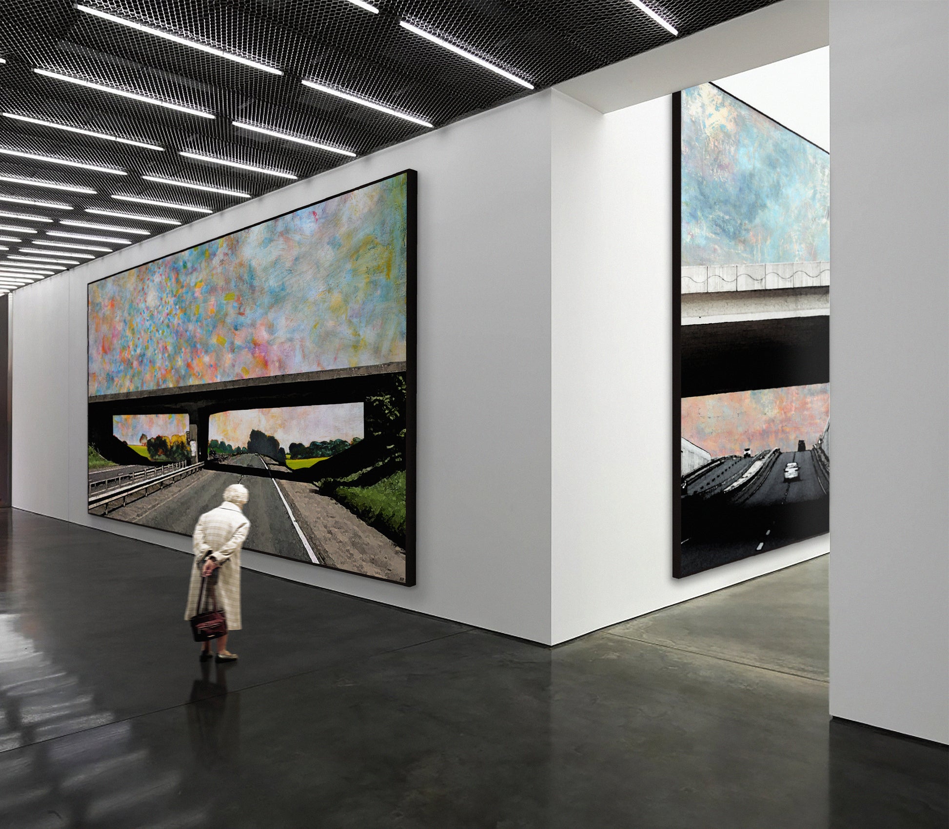 Jimmy Cauty/ Harry Adams 13 BRIDGES prints and exhibition poster image 22