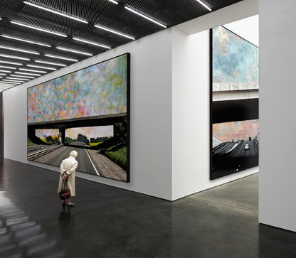 Jimmy Cauty/ Harry Adams 13 BRIDGES prints and exhibition poster image 22