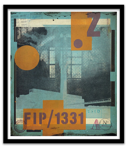 STOT21stCplanB FISH ISLAND PROPHECIES Illustrated Warning Signs SERIES 2 - (Small) Tate Smokestack with No Way Out S2 image