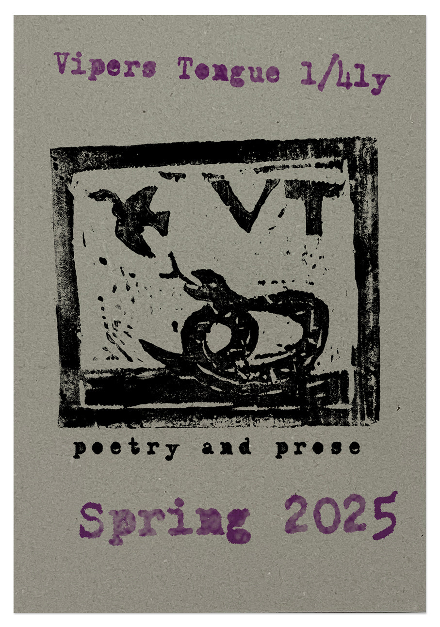 VIPERS TONGUE 1/4 LY Spring 2023 - Autumn 2025 International Poetry & Prose Journal - SPRING 2025 image