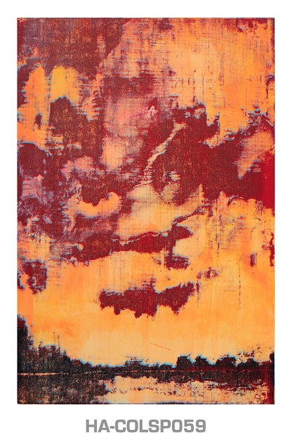 Harry Adams COLLISION Print Paintings No's 63-98 image 55