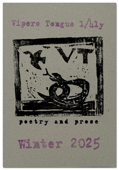 VIPERS TONGUE 1/4 LY Spring 2023 - Autumn 2025 International Poetry & Prose Journal image 8