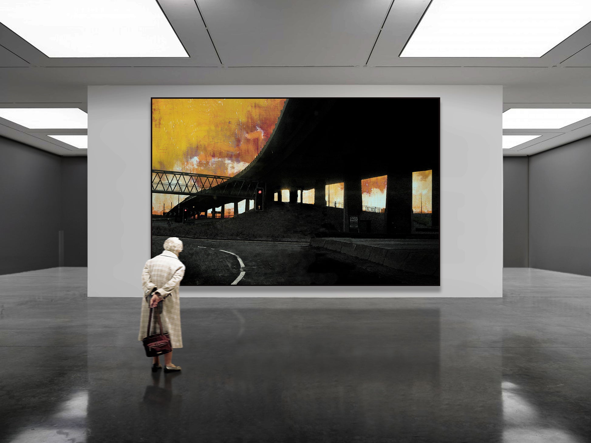 Jimmy Cauty/ Harry Adams 13 BRIDGES prints and exhibition poster image 19