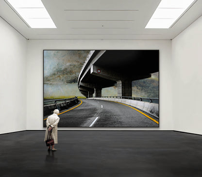 Jimmy Cauty/ Harry Adams 13 BRIDGES prints and exhibition poster image 20