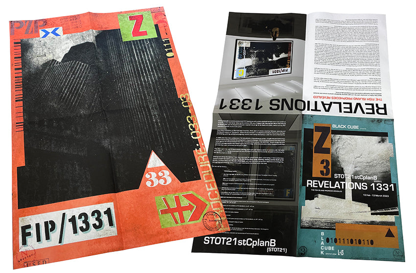 STOT21stCplanB (STOT21) Revelations 1331 Exhibition Catalogue/Poster SIGNED Ltd Edition image 0