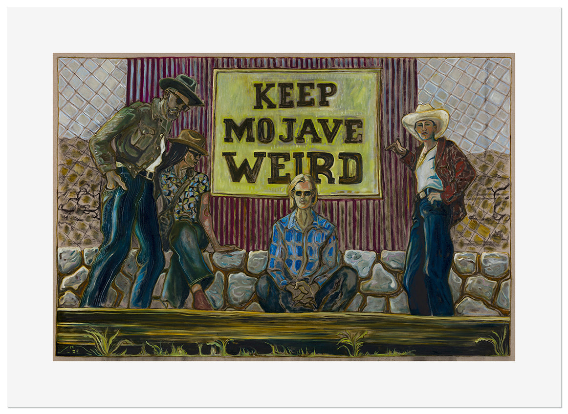 KEEP MOJAVE WEIRD exhibition prints