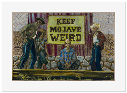 KEEP MOJAVE WEIRD exhibition prints
