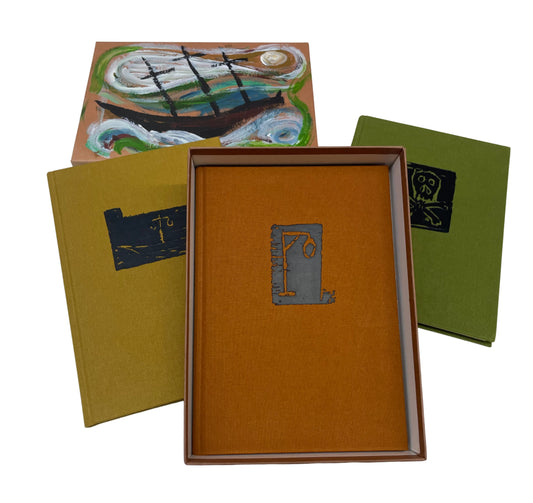 RARE Hangman Poetry Set in Signed Painted Box 64/100