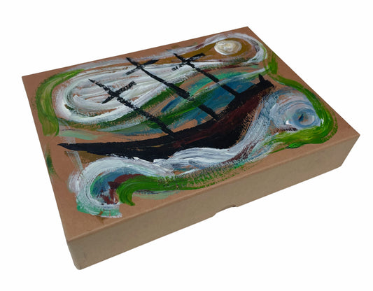 RARE Hangman Poetry Set in Signed Painted Box 64/100
