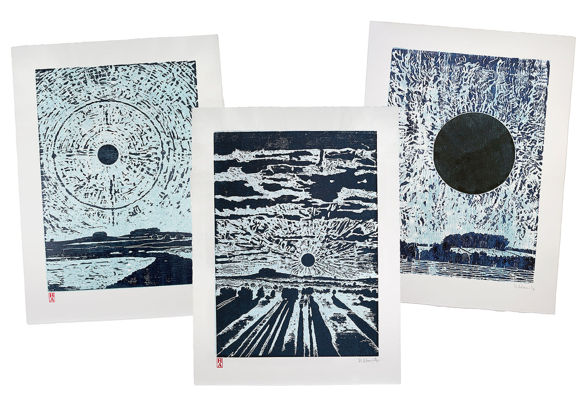 Seasonal Shift Woodcuts: Winter 2025, Summer 2026 and Autumn 2026