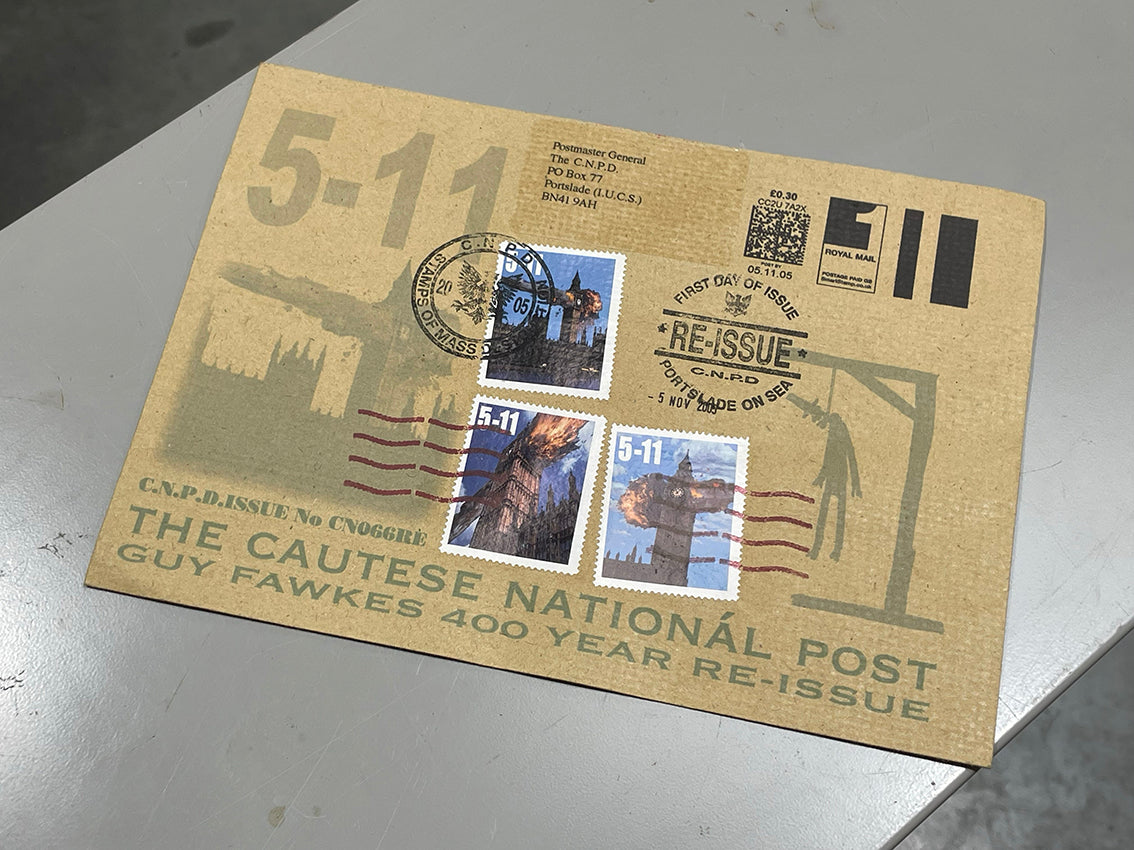 RARE Jimmy Cauty's C.N.P.D STAMP COLLECTION