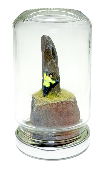 Jimmy Cauty A LUNATRONIK MONOLITH in a Jam Jar
