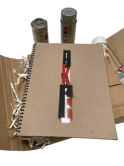 RARE Never Work Ever Situationist DIY Stencil Kit 2003
