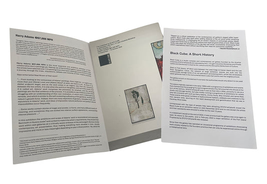 Harry Adams @67,000 MPH Exhibition Pamphlet SIGNED image 1