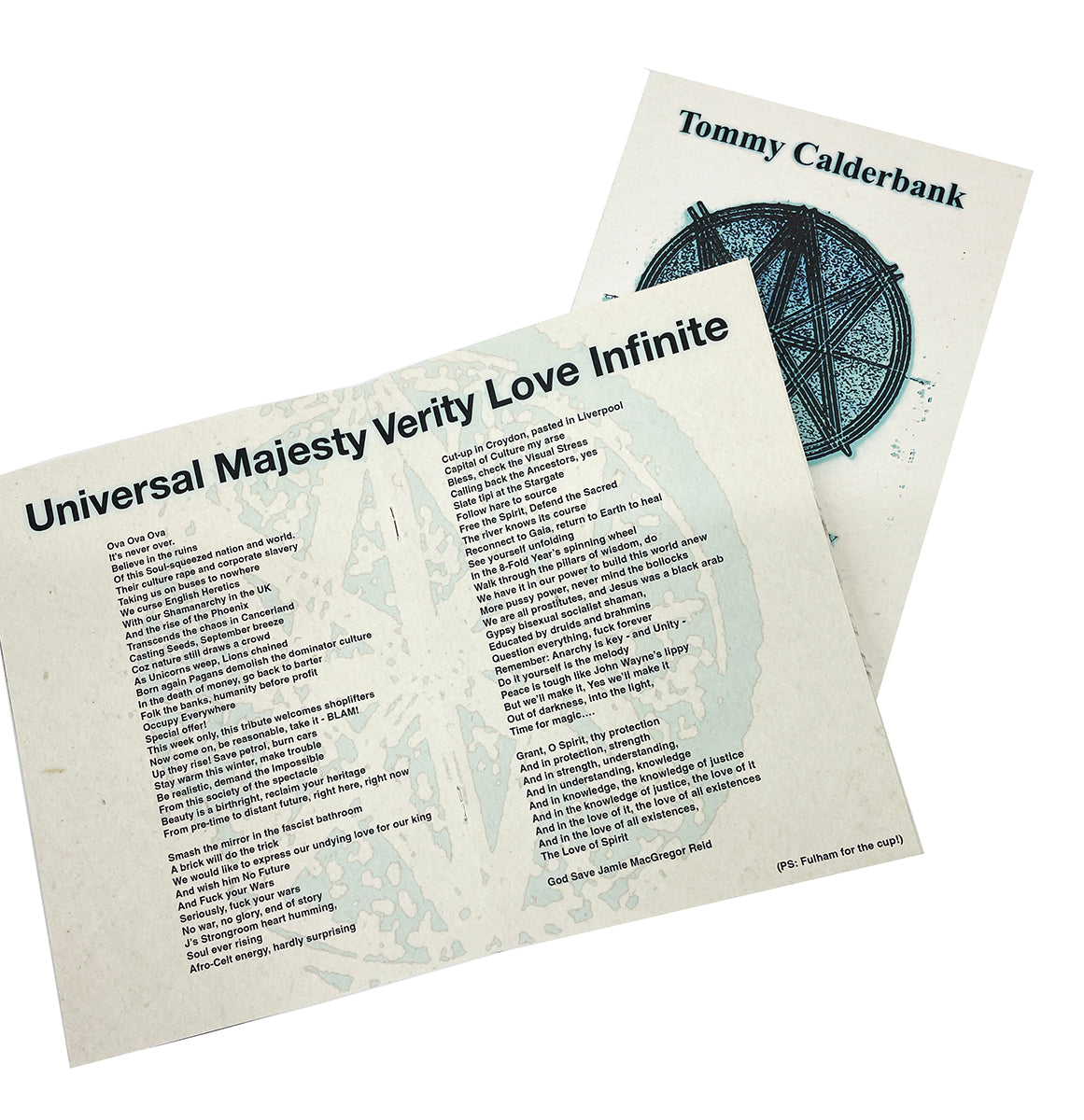 U.M.V.L.I.  A Poem for Jamie MacGregor Reid 1947 - 2023 by Tommy Calderbank image 3