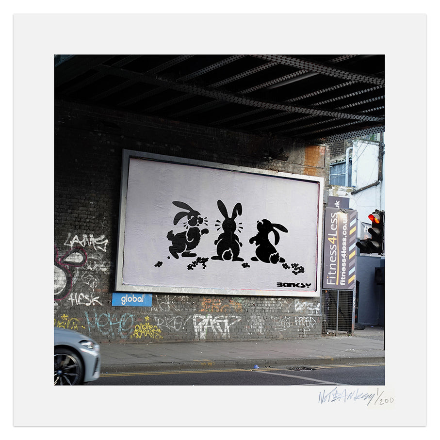 NOT BANKSY Shitism In Context Prints & Pamphlet - Rabbit Pellets image