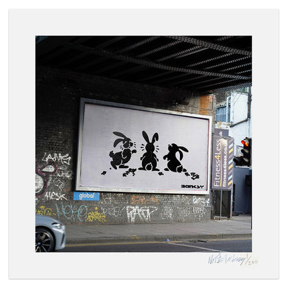 NOT BANKSY Shitism In Context Prints & Pamphlet - Rabbit Pellets image