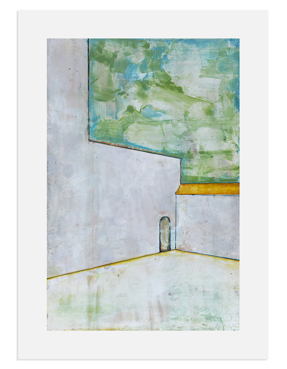 Harry Adams - Offerings from a Sacred Mountain Reproduction Prints - Door in the Church Wall, Assisi image
