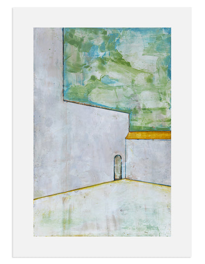 Harry Adams - Offerings from a Sacred Mountain Reproduction Prints - Door in the Church Wall, Assisi image